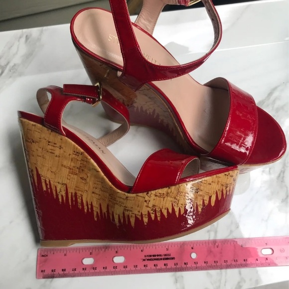 Stuart Weitzman wedge sling sandals - Picture 8 of 10